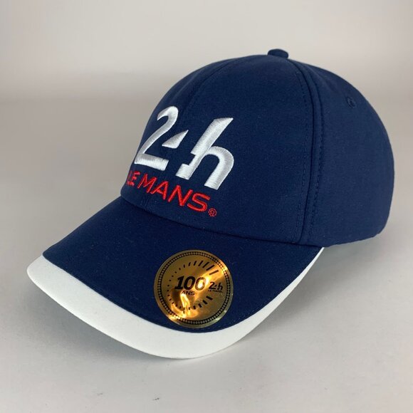 Le Mans 24 Hour Race Navy Blue Strapback Adjustable Hat New - Picture 1 of 5